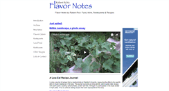 Desktop Screenshot of flavornotes.com